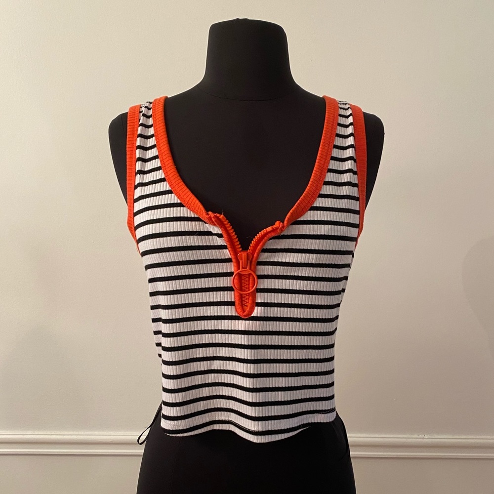 Primark striped crop top.
